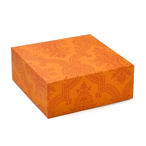 PandaHall Square Flower Print Cardboard Bracelet Box, Jewelry Storage Case with Velvet Sponge Inside, for Bracelet, Dark Orange...
PandaHall Square Flower Print Cardboard Bracelet Box, Jewelry Storage Case with Velvet Sponge Inside, for Bracelet, Dark Orange...
