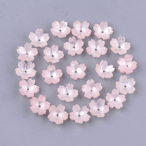 PandaHall Cellulose Acetate(Resin) Bead Caps, 5-Petal, Sakura, Pink, 10.5x11x4.5mm, Hole: 1mm Cellulose Acetate Pink
PandaHall Cellulose Acetate(Resin) Bead Caps, 5-Petal, Sakura, Pink, 10.5x11x4.5mm, Hole: 1mm Cellulose Acetate Pink