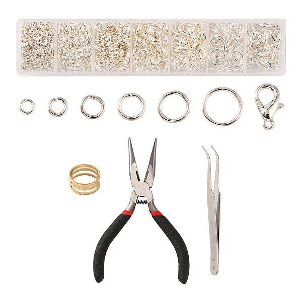 PandaHall DIY Jewelry Making Finding Kit, Including Brass Jump Rings & Open Jump Rings, Zinc Alloy Lobster Claw Clasps, Tweezers, Pliers...
PandaHall DIY Jewelry Making Finding Kit, Including Brass Jump Rings & Open Jump Rings, Zinc Alloy Lobster Claw Clasps, Tweezers, Pliers...