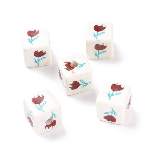 PandaHall Opaque Printed Acrylic Beads, Cube with Flower Pattern, Dark Red, 13.5x13.5x13.5mm, Hole: 3.8mm Acrylic Cube
PandaHall Opaque Printed Acrylic Beads, Cube with Flower Pattern, Dark Red, 13.5x13.5x13.5mm, Hole: 3.8mm Acrylic Cube