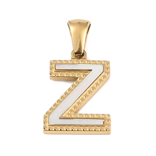 PandaHall Natural White Shell Alphabet Pendants, Ion Plating(IP) Real 18K Gold Plated 304 Stainless Steel Charms, Letter Z, 17x12x1.5mm...
PandaHall Natural White Shell Alphabet Pendants, Ion Plating(IP) Real 18K Gold Plated 304 Stainless Steel Charms, Letter Z, 17x12x1.5mm...