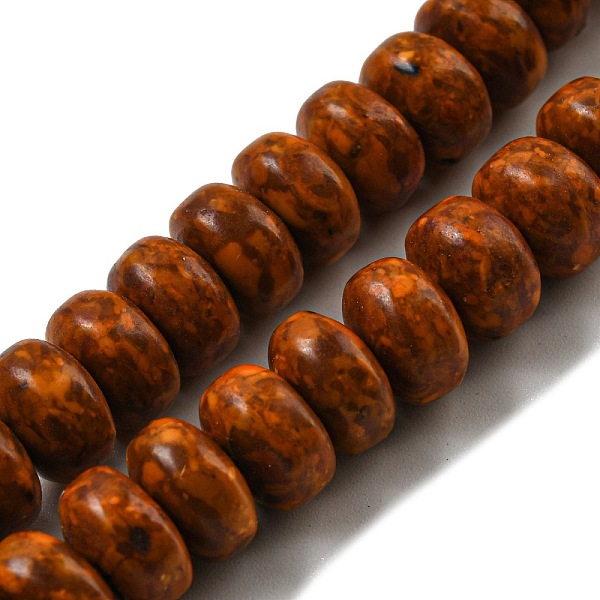 PandaHall Dyed Synthetic Turquoise Beads Strands, Rondelle, Dark Orange, 8x5mm, Hole: 1mm, about 80pcs/strand, 15.75 inch(40cm) Synthetic...
PandaHall Dyed Synthetic Turquoise Beads Strands, Rondelle, Dark Orange, 8x5mm, Hole: 1mm, about 80pcs/strand, 15.75 inch(40cm) Synthetic...