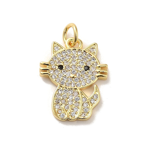 PandaHall Rack Plating Brass Micro Pave Cubic Zirconia Pendants, with Jump Ring, Long-Lasting Plated, Cadmium Free & Lead Free, Cat, Real..., Clear
PandaHall Rack Plating Brass Micro Pave Cubic Zirconia Pendants, with Jump Ring, Long-Lasting Plated, Cadmium Free & Lead Free, Cat, Real..., Clear