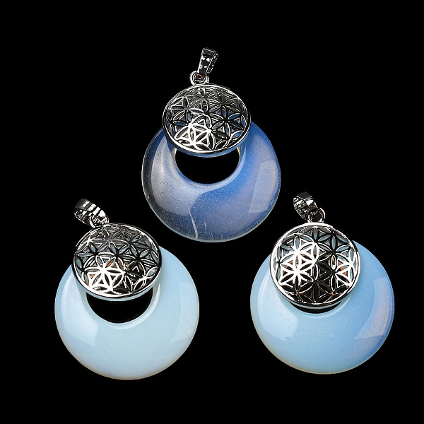 PandaHall Opalite Pendants, Spiritual Charms, with Platinum Tone Brass Findings, Flat Round with Flower of Life/Sacred Geometry...
PandaHall Opalite Pendants, Spiritual Charms, with Platinum Tone Brass Findings, Flat Round with Flower of Life/Sacred Geometry...