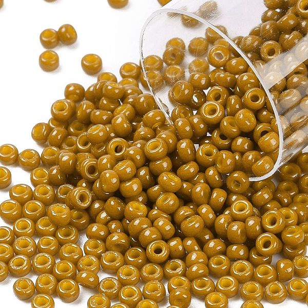 PandaHall MIYUKI Round Rocailles Beads, Japanese Seed Beads, (RR4460) Duracoat Dyed Opaque Toast, 11/0, 2x1.3mm, Hole: 0.8mm, about..., Brown
PandaHall MIYUKI Round Rocailles Beads, Japanese Seed Beads, (RR4460) Duracoat Dyed Opaque Toast, 11/0, 2x1.3mm, Hole: 0.8mm, about..., Brown