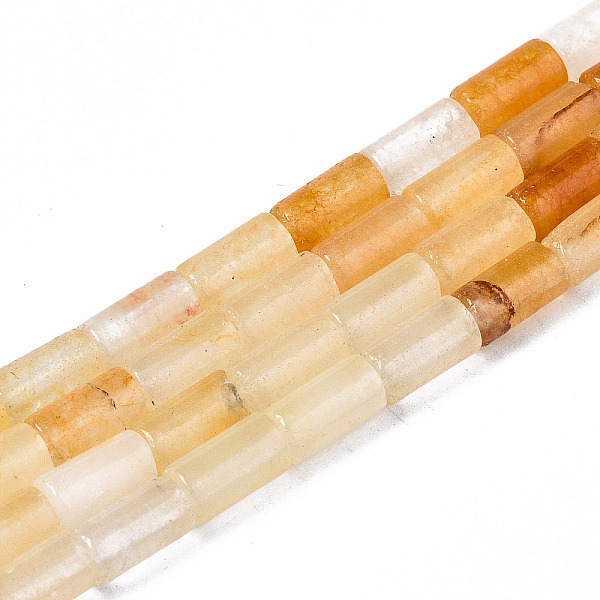 PandaHall Natural Topaz Jade Beads Strands, Column, 5~6x3mm, Hole: 0.8mm, about 62~63pcs/strand, 15.35inch(39cm) Topaz Jade Column
PandaHall Natural Topaz Jade Beads Strands, Column, 5~6x3mm, Hole: 0.8mm, about 62~63pcs/strand, 15.35inch(39cm) Topaz Jade Column