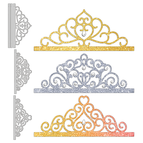 PandaHall GLOBLELAND 3Pcs Princesses Crowns Cutting Dies Metal Queens Noblewomen Crowns Die Cuts Embossing Stencils Template for Paper Card...
PandaHall GLOBLELAND 3Pcs Princesses Crowns Cutting Dies Metal Queens Noblewomen Crowns Die Cuts Embossing Stencils Template for Paper Card...