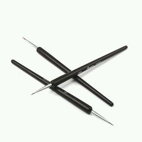 PandaHall Nail Brush Pen, UV Gel Liner Flower Drawing Painting Pen Kits, Black, 3pcs/set Fibre Black
PandaHall Nail Brush Pen, UV Gel Liner Flower Drawing Painting Pen Kits, Black, 3pcs/set Fibre Black