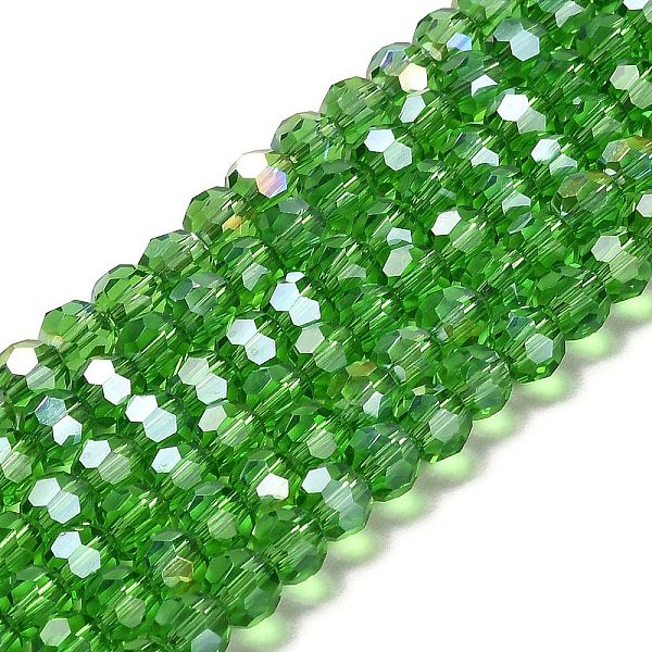 PandaHall Transparent Glass Beads, 32 Facets, AB Color Plated, Round, Green, 6x5.5mm, Hole: 1.2mm, about 91~93pcs/strand, 19.57''~19.92''...
PandaHall Transparent Glass Beads, 32 Facets, AB Color Plated, Round, Green, 6x5.5mm, Hole: 1.2mm, about 91~93pcs/strand, 19.57''~19.92''...