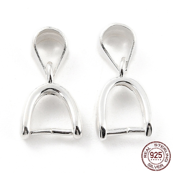 PandaHall 925 Sterling Silver Ice Pick Pinch Bails, Silver, 11x7x3mm, Hole: 4.5x3.5mm, Inner Diameter: 5mm, Pin: 0.8mm Sterling Silver
PandaHall 925 Sterling Silver Ice Pick Pinch Bails, Silver, 11x7x3mm, Hole: 4.5x3.5mm, Inner Diameter: 5mm, Pin: 0.8mm Sterling Silver