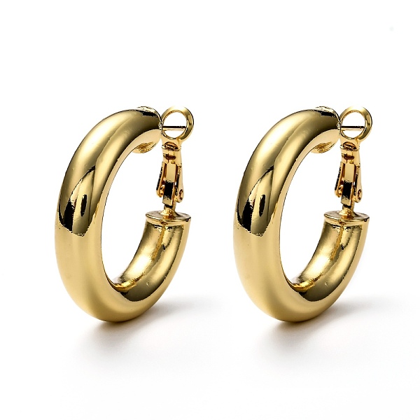 PandaHall Brass Hoop Earrings, Ring, Real 18K Gold Plated, 29x6.5mm, Pin: 0.8mm Brass Ring
PandaHall Brass Hoop Earrings, Ring, Real 18K Gold Plated, 29x6.5mm, Pin: 0.8mm Brass Ring