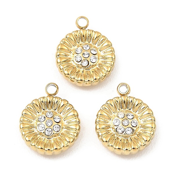 PandaHall Ion Plating(IP) 316 Stainless Steel with Rhinestone Pendants, Lotus Charm, Real 24K Gold Plated, 10.5x8.5x2.5mm, Hole: 1.2mm...
PandaHall Ion Plating(IP) 316 Stainless Steel with Rhinestone Pendants, Lotus Charm, Real 24K Gold Plated, 10.5x8.5x2.5mm, Hole: 1.2mm...