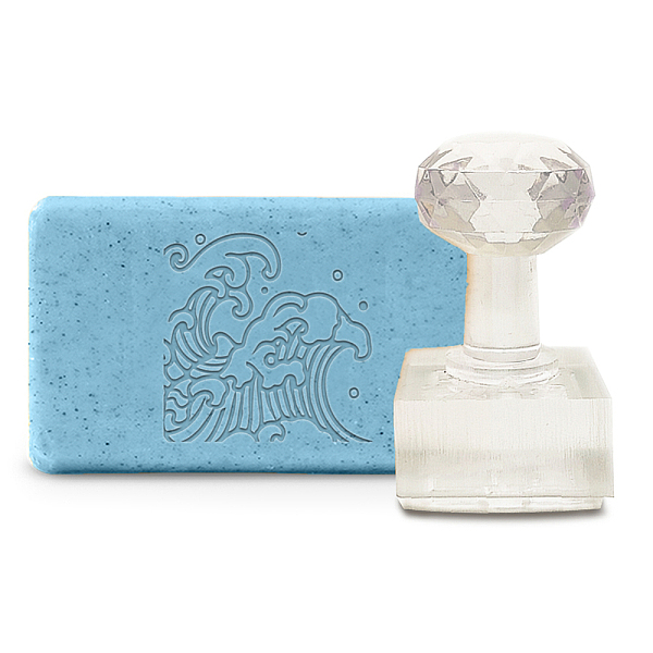PandaHall CRASPIRE Handmade Soap Stamp Wave Acrylic Soap Stamp with 1.57" Removable Handle Embossing Soap Stamps Soap Making for Cookie Clay...
PandaHall CRASPIRE Handmade Soap Stamp Wave Acrylic Soap Stamp with 1.57" Removable Handle Embossing Soap Stamps Soap Making for Cookie Clay...
