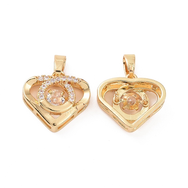 PandaHall Brass Micro Pave Clear Cubic Zirconia Charms, Heart Charm, Real 18K Gold Plated, 14x15x5mm, Hole: 2.7x5mm Brass+Cubic Zirconia...
PandaHall Brass Micro Pave Clear Cubic Zirconia Charms, Heart Charm, Real 18K Gold Plated, 14x15x5mm, Hole: 2.7x5mm Brass+Cubic Zirconia...