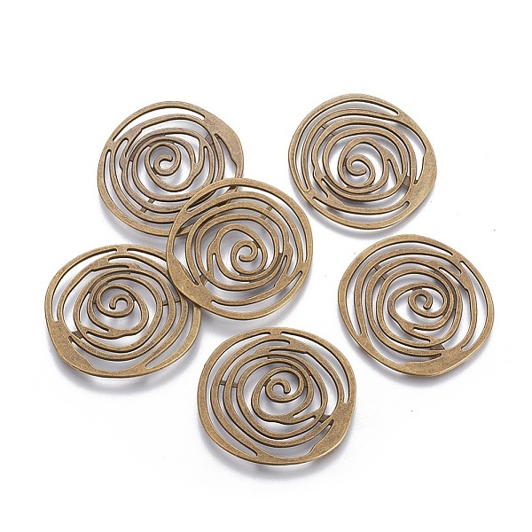 PandaHall Tibetan Style Alloy Pendants, Lead Free and Cadmium Free, Flower, Antique Bronze Color, about 40mm long, 38mm wide, 2mm thick...
PandaHall Tibetan Style Alloy Pendants, Lead Free and Cadmium Free, Flower, Antique Bronze Color, about 40mm long, 38mm wide, 2mm thick...