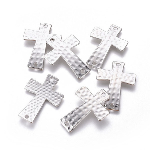 PandaHall Alloy Links connectors, Cadmium Free & Nickel Free & Lead Free, Hammered Cross, Platinum, 38x27.5x3mm, Hole: 2mm Alloy Cross
PandaHall Alloy Links connectors, Cadmium Free & Nickel Free & Lead Free, Hammered Cross, Platinum, 38x27.5x3mm, Hole: 2mm Alloy Cross