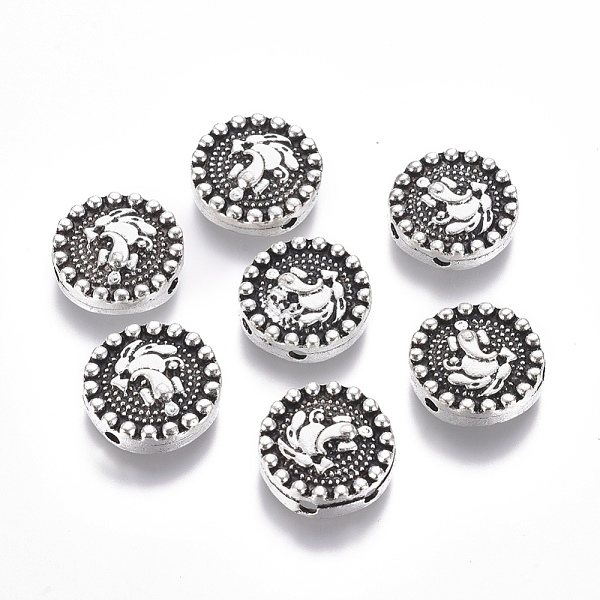 PandaHall Tibetan Style Alloy Multi-Strand Links, Flat Round, Antique Silver, 16x4mm, Hole: 2mm Alloy Flat Round
PandaHall Tibetan Style Alloy Multi-Strand Links, Flat Round, Antique Silver, 16x4mm, Hole: 2mm Alloy Flat Round