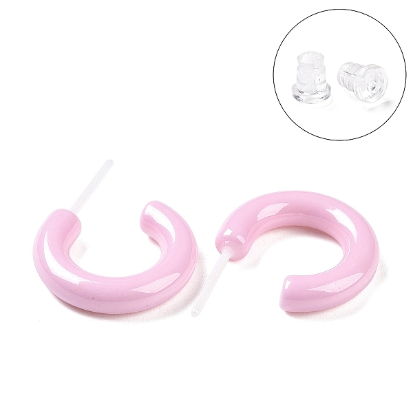 PandaHall Hypoallergenic Bioceramics Zirconia Ceramic Ring Stud Earrings, Half Hoop Earrings, No Fading and Nickel Free, Pink, 15x3.5x13.5mm...
PandaHall Hypoallergenic Bioceramics Zirconia Ceramic Ring Stud Earrings, Half Hoop Earrings, No Fading and Nickel Free, Pink, 15x3.5x13.5mm...