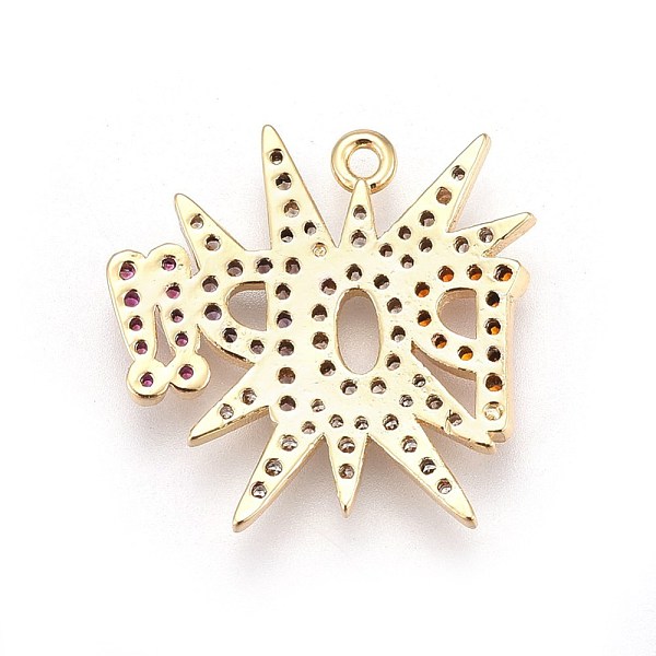 PandaHall Brass Micro Pave Cubic Zirconia Pendants, Word Pop, Colorful, Golden, 19.7x20x2.2mm, Hole: 1.2mm Brass+Cubic Zirconia Word
PandaHall Brass Micro Pave Cubic Zirconia Pendants, Word Pop, Colorful, Golden, 19.7x20x2.2mm, Hole: 1.2mm Brass+Cubic Zirconia Word