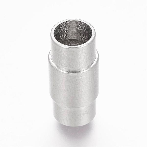PandaHall 304 Stainless Steel Magnetic Clasps with Glue-in Ends, Column, Stainless Steel Color, 18x8.5mm, Hole: 6mm 304 Stainless Steel...
PandaHall 304 Stainless Steel Magnetic Clasps with Glue-in Ends, Column, Stainless Steel Color, 18x8.5mm, Hole: 6mm 304 Stainless Steel...