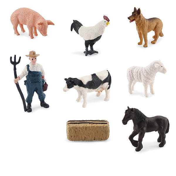 PandaHall Plastic Animal & Farmer Model Ornaments Set, Micro Landscape Home Dollhouse Accessories, Pretending Prop Decorations, Mixed Color..., Multicolor
PandaHall Plastic Animal & Farmer Model Ornaments Set, Micro Landscape Home Dollhouse Accessories, Pretending Prop Decorations, Mixed Color..., Multicolor
