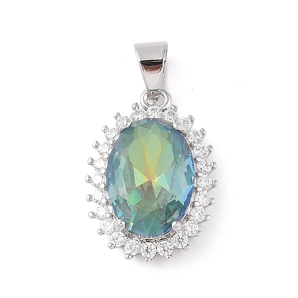 PandaHall Brass Micro Pave Cubic Zirconia Pendants, Oval, Platinum, Colorful, 21x15x7.5mm, Hole: 4x6mm Brass+Cubic Zirconia Oval
PandaHall Brass Micro Pave Cubic Zirconia Pendants, Oval, Platinum, Colorful, 21x15x7.5mm, Hole: 4x6mm Brass+Cubic Zirconia Oval