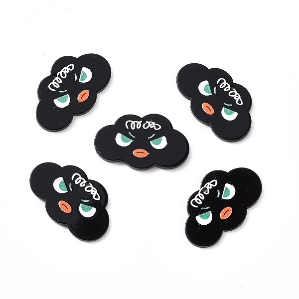 PandaHall Opaque Acrylic Pendants, Cloud with Eyes and Mouth, Black, 23x37x2.5mm, Hole: 1.6mm Acrylic Cloud Black
PandaHall Opaque Acrylic Pendants, Cloud with Eyes and Mouth, Black, 23x37x2.5mm, Hole: 1.6mm Acrylic Cloud Black