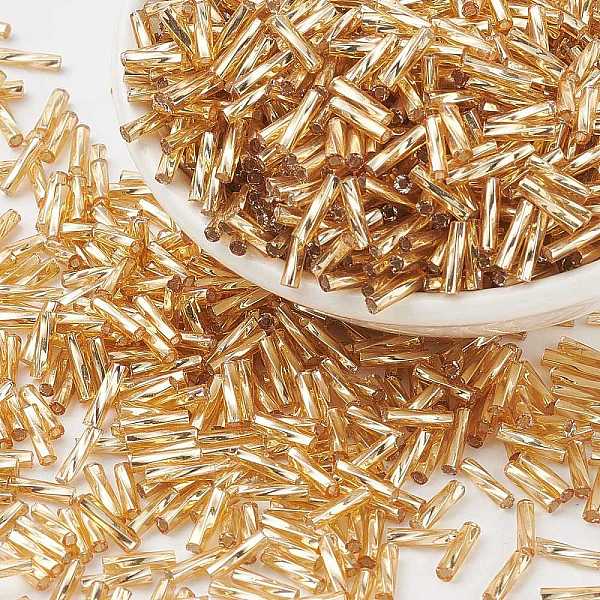 PandaHall Glass Twist Bugles Seed Beads, Goldenrod, about 6mm long, 1.8mm in diameter, hole: 0.6mm, about 10000pcs/bag. Sold per package of..., Gold
PandaHall Glass Twist Bugles Seed Beads, Goldenrod, about 6mm long, 1.8mm in diameter, hole: 0.6mm, about 10000pcs/bag. Sold per package of..., Gold