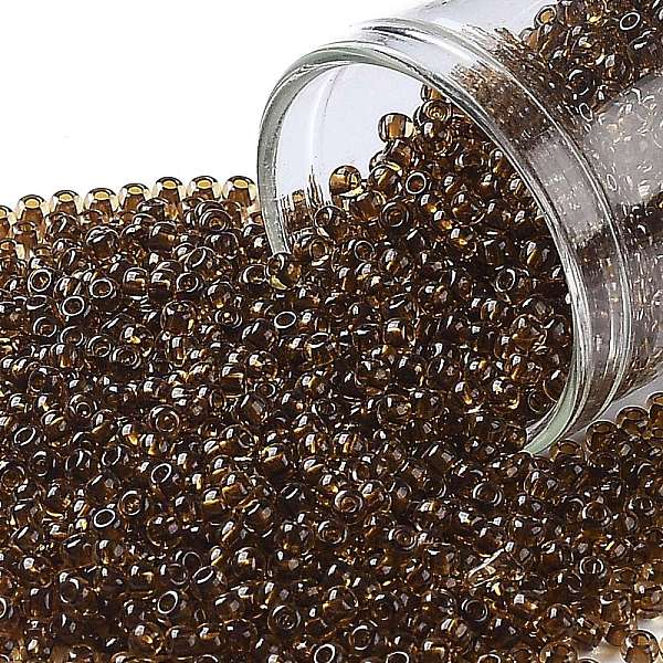 PandaHall TOHO Round Seed Beads, Japanese Seed Beads, (2152) Transparent Dark Golden Amber, 11/0, 2.2mm, Hole: 0.8mm, about 1110pcs/10g..., Brown
PandaHall TOHO Round Seed Beads, Japanese Seed Beads, (2152) Transparent Dark Golden Amber, 11/0, 2.2mm, Hole: 0.8mm, about 1110pcs/10g..., Brown