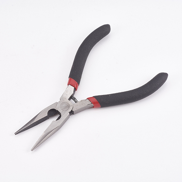 PandaHall 45# Carbon Steel Jewelry Pliers, Chain Nose Pliers, Wire Cutters, Polishing, Black, 13x7.7x0.9cm Carbon Steel Black
PandaHall 45# Carbon Steel Jewelry Pliers, Chain Nose Pliers, Wire Cutters, Polishing, Black, 13x7.7x0.9cm Carbon Steel Black
