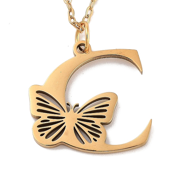 PandaHall Vacuum Plating 201 Stainless Steel Necklaces, Letter C, 12.09 inch(30.7cm) pendant: about 18.5x19mm. 201 Stainless Steel Letter C
PandaHall Vacuum Plating 201 Stainless Steel Necklaces, Letter C, 12.09 inch(30.7cm) pendant: about 18.5x19mm. 201 Stainless Steel Letter C