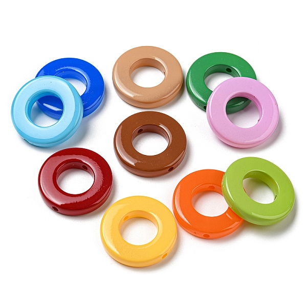 PandaHall Opaque Acrylic Beads, Donut, Mixed Color, 27.5x5.5mm, Hole: 1.5mm Acrylic Donut Multicolor
PandaHall Opaque Acrylic Beads, Donut, Mixed Color, 27.5x5.5mm, Hole: 1.5mm Acrylic Donut Multicolor