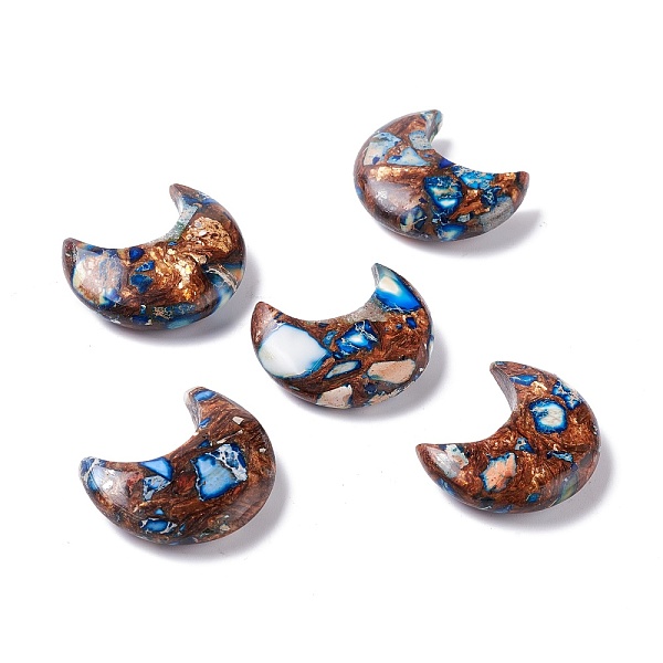 PandaHall Assembled Synthetic Bronzite and Imperial Jasper Cabochons, Dyed, Moon, 30x25x9mm Imperial Jasper Moon
PandaHall Assembled Synthetic Bronzite and Imperial Jasper Cabochons, Dyed, Moon, 30x25x9mm Imperial Jasper Moon