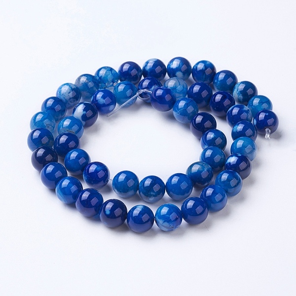 PandaHall Natural Agate Beads Strands, Dyed & Heated, Grade A, Round, Blue, 6mm, Hole: 1mm, about 62pcs/strand, 14.9 inch(38cm) Natural...
PandaHall Natural Agate Beads Strands, Dyed & Heated, Grade A, Round, Blue, 6mm, Hole: 1mm, about 62pcs/strand, 14.9 inch(38cm) Natural...