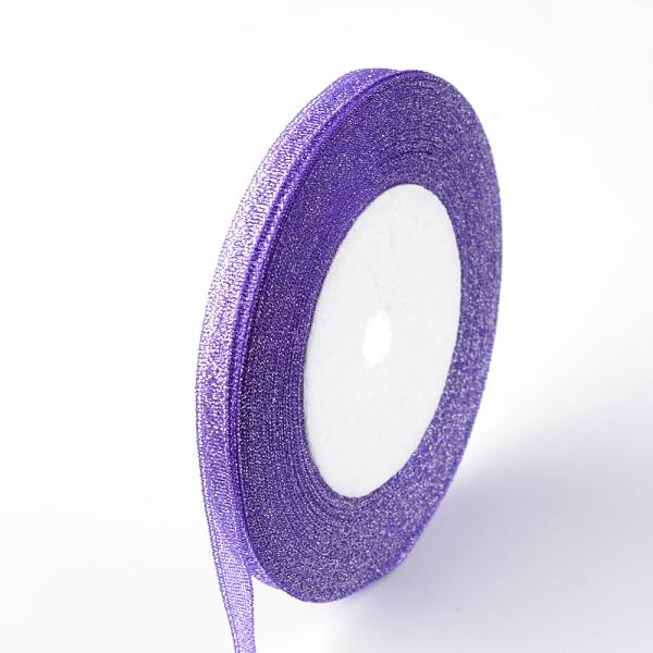 PandaHall Glitter Metallic Ribbon, Sparkle Ribbon, with Silver Metallic Cords, Valentine's Day Gifts Boxes Packages, Purple, 3/8 inch(8mm)...
PandaHall Glitter Metallic Ribbon, Sparkle Ribbon, with Silver Metallic Cords, Valentine's Day Gifts Boxes Packages, Purple, 3/8 inch(8mm)...