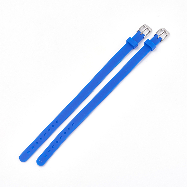 PandaHall Silicone Watch Bands, with 201 Stainless Steel Clasps, Blue, 8-7/8 inch(22.5~22.7cm), 10x3mm Silicone Blue
PandaHall Silicone Watch Bands, with 201 Stainless Steel Clasps, Blue, 8-7/8 inch(22.5~22.7cm), 10x3mm Silicone Blue