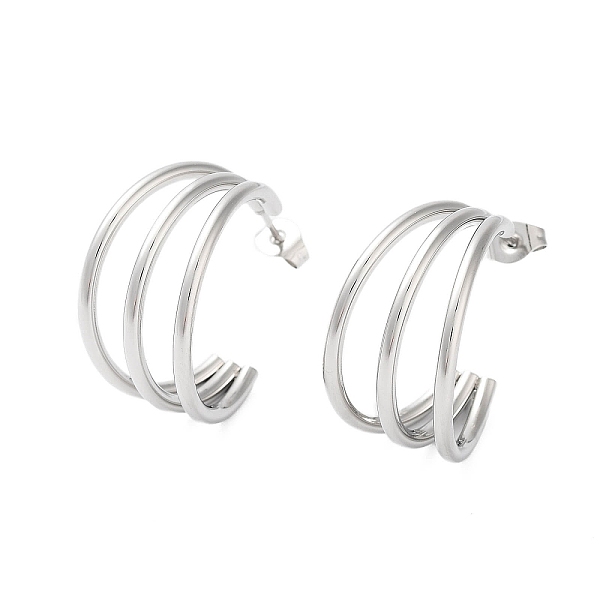 PandaHall 202 Stainless Steel Stud Earrings, Split Earrings with 304 Stainless Steel Pins, Stainless Steel Color, 25x14mm 202 Stainless...
PandaHall 202 Stainless Steel Stud Earrings, Split Earrings with 304 Stainless Steel Pins, Stainless Steel Color, 25x14mm 202 Stainless...