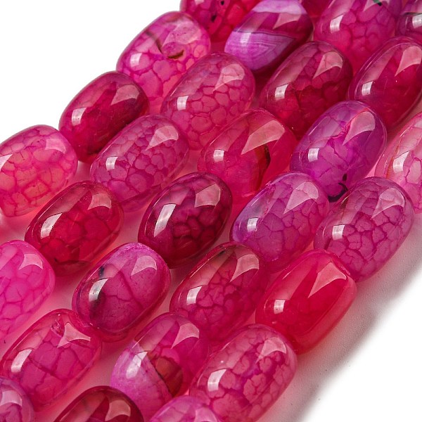 PandaHall Natural Dragon Veins Agate Beads Strands, Dyed & Heated, Column, Deep Pink, 13.5x10~10.5mm, Hole: 1mm, about 28pcs/strand, 15.16''...
PandaHall Natural Dragon Veins Agate Beads Strands, Dyed & Heated, Column, Deep Pink, 13.5x10~10.5mm, Hole: 1mm, about 28pcs/strand, 15.16''...