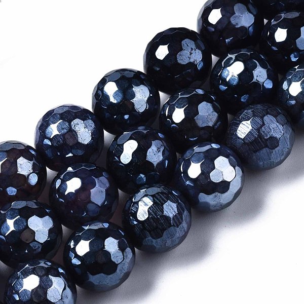 PandaHall Natural Agate Beads Strands, Pearl Luster Plated, Faceted, Round, Midnight Blue, 12mm, Hole: 1.6mm, about 30~33pcs/strand...
PandaHall Natural Agate Beads Strands, Pearl Luster Plated, Faceted, Round, Midnight Blue, 12mm, Hole: 1.6mm, about 30~33pcs/strand...