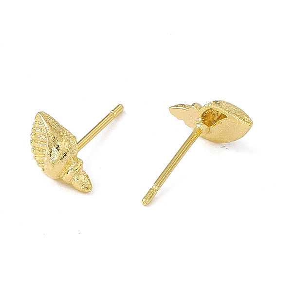 PandaHall Brass Shell Shape Stud Earrings for Women, Cadmium Free & Lead Free, Real 24K Gold Plated, 5x9mm, Pin: 0.8mm Brass Shell Shape
PandaHall Brass Shell Shape Stud Earrings for Women, Cadmium Free & Lead Free, Real 24K Gold Plated, 5x9mm, Pin: 0.8mm Brass Shell Shape