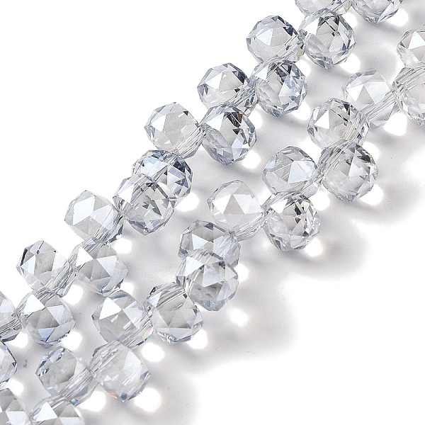 PandaHall Pearl Luster Plated Electroplate Beads Strands, Faceted, Rondelle, Light Steel Blue, 8x6mm, Hole: 1.2mm, about 96~98pcs/strand...
PandaHall Pearl Luster Plated Electroplate Beads Strands, Faceted, Rondelle, Light Steel Blue, 8x6mm, Hole: 1.2mm, about 96~98pcs/strand...