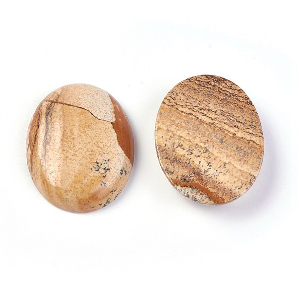 PandaHall Natural Picture Jasper Cabochons, Oval, 40x30x6~8mm Picture Jasper Oval
PandaHall Natural Picture Jasper Cabochons, Oval, 40x30x6~8mm Picture Jasper Oval