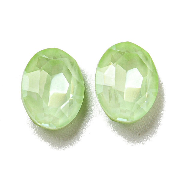 PandaHall Glass Rhinestone Cabochons, Point Back & Back Plated, Faceted, Oval, Chrysolite, 8x6x3mm Glass Rhinestone Oval Green
PandaHall Glass Rhinestone Cabochons, Point Back & Back Plated, Faceted, Oval, Chrysolite, 8x6x3mm Glass Rhinestone Oval Green