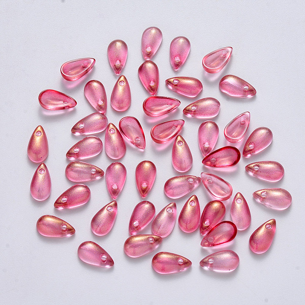 PandaHall Transparent Spray Painted Glass Charms, with Glitter Powder, Teardrop, Cerise, 9.5x5x3mm, Hole: 1.2mm Glass Teardrop Red
PandaHall Transparent Spray Painted Glass Charms, with Glitter Powder, Teardrop, Cerise, 9.5x5x3mm, Hole: 1.2mm Glass Teardrop Red