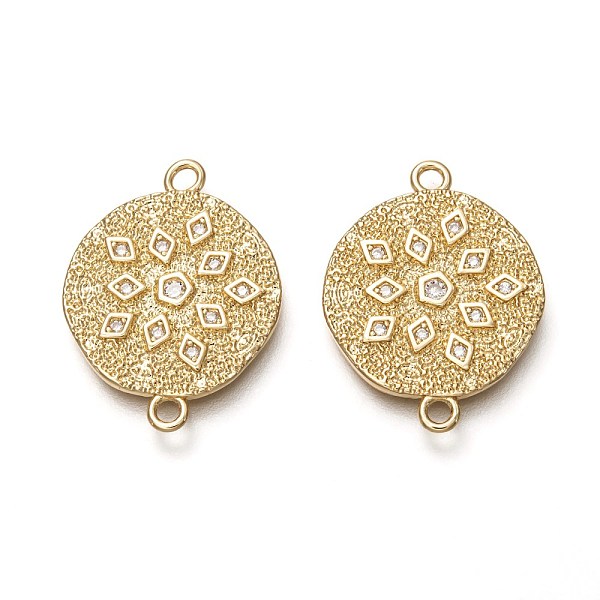 PandaHall Brass Micro Pave Clear Cubic Zirconia Pendants, Long-Lasting Plated, Flat Round, Real 18K Gold Plated, 24x18.5x2mm, Hole: 1.8mm...
PandaHall Brass Micro Pave Clear Cubic Zirconia Pendants, Long-Lasting Plated, Flat Round, Real 18K Gold Plated, 24x18.5x2mm, Hole: 1.8mm...
