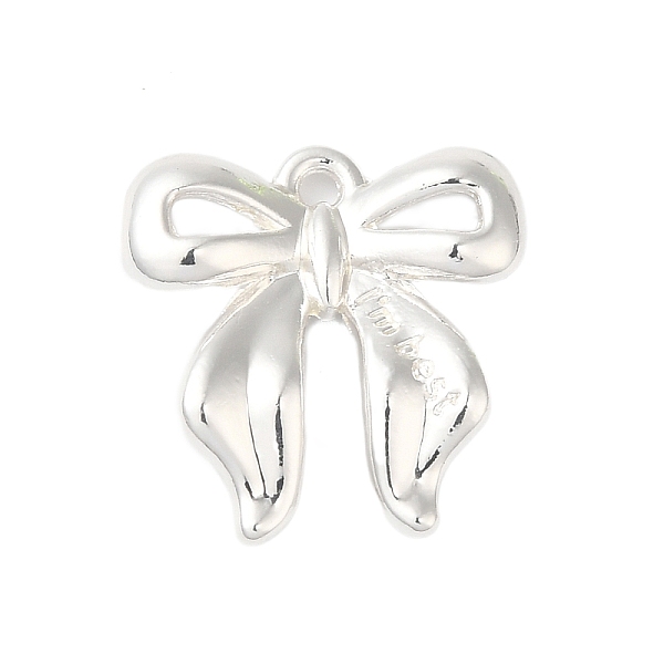 PandaHall Rack Plating Alloy Pendants, Cadmium Free & Lead Free, Bowknot, Silver, 17x16x3mm, Hole: 1.2mm Alloy Bowknot
PandaHall Rack Plating Alloy Pendants, Cadmium Free & Lead Free, Bowknot, Silver, 17x16x3mm, Hole: 1.2mm Alloy Bowknot