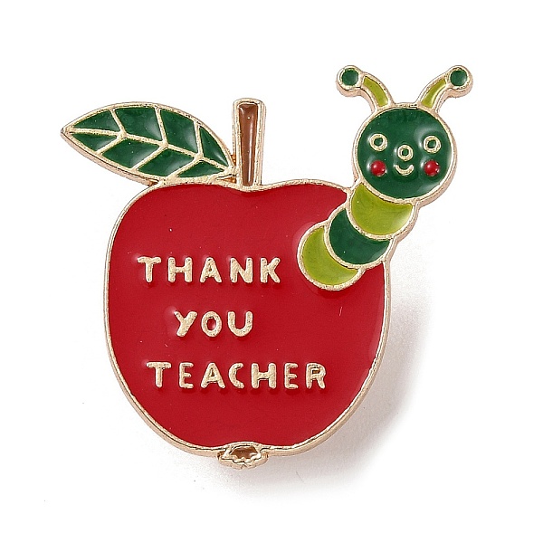 PandaHall Teacher's Day Theme Rack Plating Light Gold Alloy Brooches, Enamel Pins, Insects, 26x26.5x1.5mm Alloy+Enamel Insects
PandaHall Teacher's Day Theme Rack Plating Light Gold Alloy Brooches, Enamel Pins, Insects, 26x26.5x1.5mm Alloy+Enamel Insects