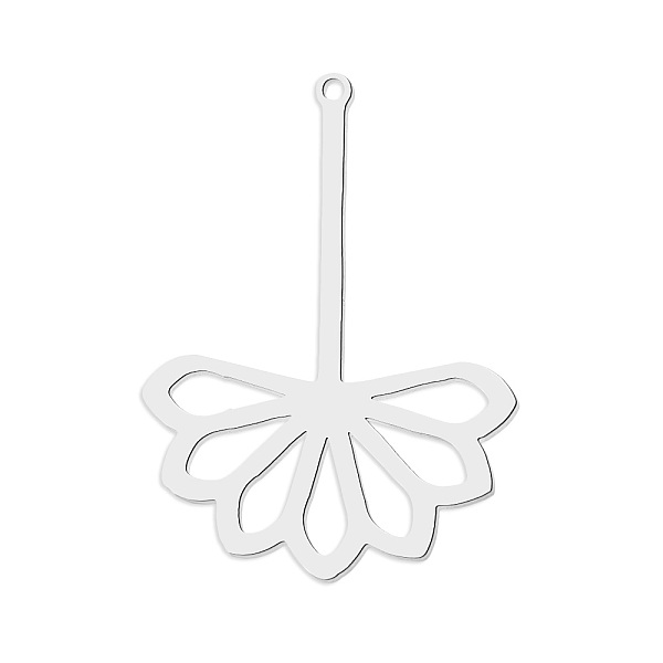 PandaHall 201 Stainless Steel Pendants, Laser Cut, Flower, Stainless Steel Color, 40x28.5x1mm, Hole: 1.6mm 201 Stainless Steel Flower
PandaHall 201 Stainless Steel Pendants, Laser Cut, Flower, Stainless Steel Color, 40x28.5x1mm, Hole: 1.6mm 201 Stainless Steel Flower
