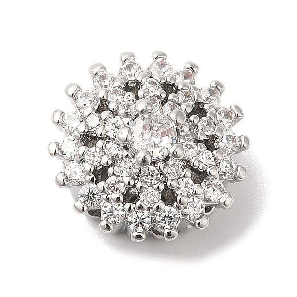 PandaHall Brass Micro Pave Clear Cubic Zirconia Beads, Flower, Platinum, 12.5x7.5mm, Hole: 1.8mm Brass+Cubic Zirconia Flower Clear
PandaHall Brass Micro Pave Clear Cubic Zirconia Beads, Flower, Platinum, 12.5x7.5mm, Hole: 1.8mm Brass+Cubic Zirconia Flower Clear