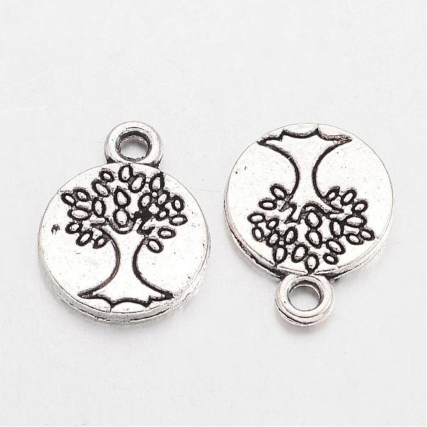 PandaHall Tibetan Style Alloy Flat Round with Tree Charms, Cadmium Free & Lead Free, Antique Silver, 14.8x11.5x1.5mm, Hole: 2mm, about...
PandaHall Tibetan Style Alloy Flat Round with Tree Charms, Cadmium Free & Lead Free, Antique Silver, 14.8x11.5x1.5mm, Hole: 2mm, about...